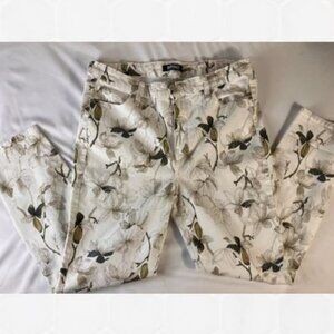 Buffalo Havana Skinny Ankle Jeans Floral Motif EUC